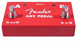 Fender 2-Switch ABY Pedal, Red