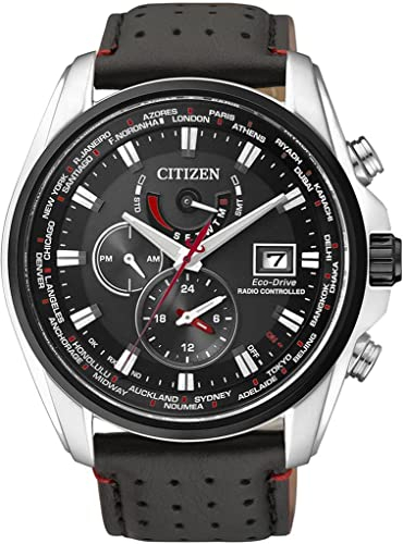 Citizen Men's Analogue Quartz Watch with Leather Strap AT9036-08E