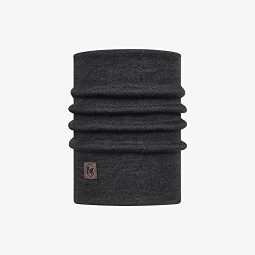 Buff®| Braga de cuello Merino Heavyweight Bufanda Multifuncional 100% Lana Merino, Senderismo, Aire Libre, Sostenible, Ligera, Gruesa, Hombre Mujer Talla única Gris
