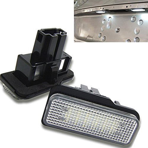 GOFORJUMP 2 STÜCKE 18SMD Fehlerfrei LED Kennzeichenbeleuchtung Lampe Für B/ENZ W219 W211 W203 Wagon