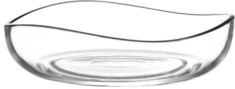 Lav VIRA Lot de 6 bols en verre 32 x 120 mm - 195 cc - Design élégant et moderne - Forme attrayante pour salade, fruits, apéritifs, desserts, collations, biscuits