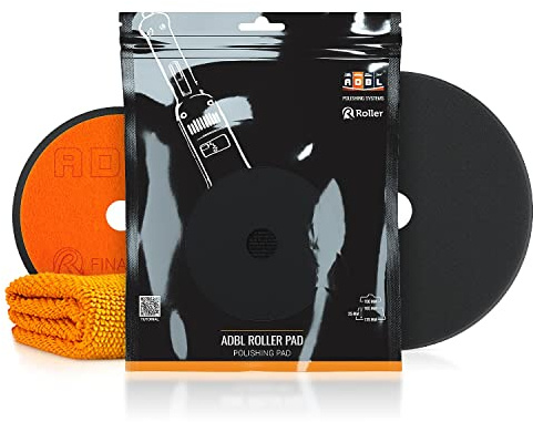 ADBL Roller Pad-DA Finish Polierpad - Polierschwamm für Ø150mm Stützteller - Profi Polierpad mit Klettverschluss - Polierschwamm, Auto Polieren, Schwamm Polierteller