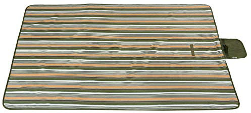 SlimpleStudio Strand-Matte Thermo isoliert Liegematte,Picknickmatte Beach Camping Feuchtigkeitsbeständige Matte Picknick-Stoff im Freien Tragbare wasserdichte Matte-Armeegrün_200x200cm