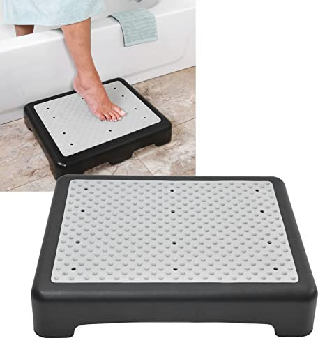 Half Step Elderly Half Step Mobility Step Stool Anti Slip Half Step Stackable Elderly Half Step Outdoor Riser Step Stool for Household Garden