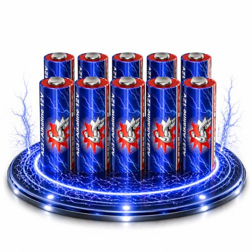 Wilhelm A23 Batterien 12V 55 mAh Alkaline (MN21, V23GA, 23A) – 10 Stück
