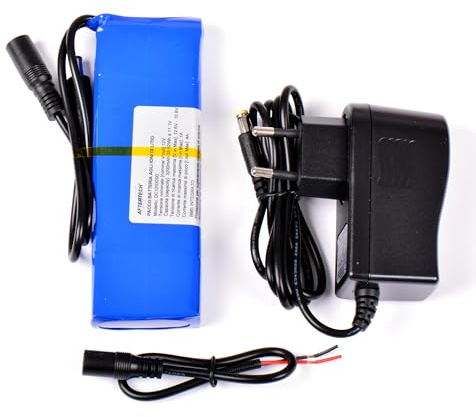 AFTERTECH Paquete de batería de celda 12V 3200mAh 3,2Ah recargable de litio 133x45x22mm 3s2p 12,6v D3C3
