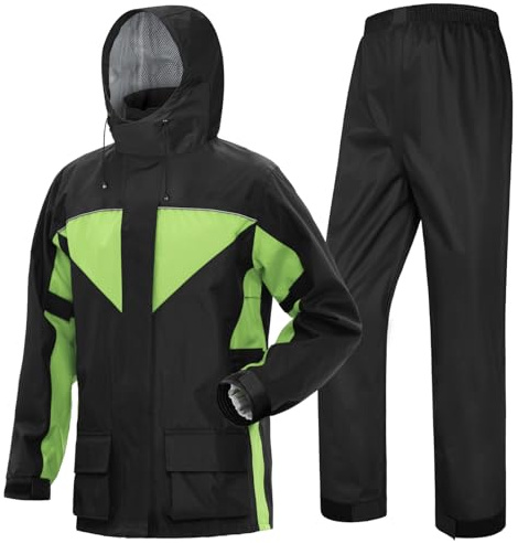 Coutyuyi Motorrad Regenanzug Herren Wasserdicht Atmungsaktiv Regenbekleidung outdoor fahrrad softshellregenjacke