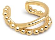 SINGULARU - Pendiente Suelto Ear Cuff Nina. Plata de Ley con acabado en Baño de Oro de 18kt. Joyas para Mujer