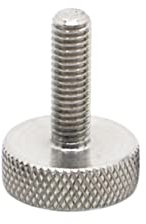 RKODRSMG 1/2 Stück M3 M4 M5 M6 M8 M10 GB835 DIN653 304 Edelstahl Rändel Flachkopf Handfest Rändelschrauben Vorhangfassade Glas Rändelschrauben(20mm,M5 2pcs)