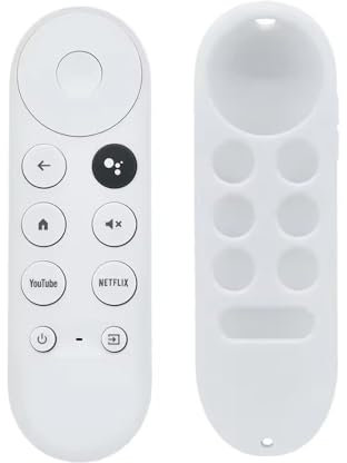 XINFUTE Télécommande Bluetooth de rechange G9N9N compatible avec Chromecast 4K Google TV Voice avec coque