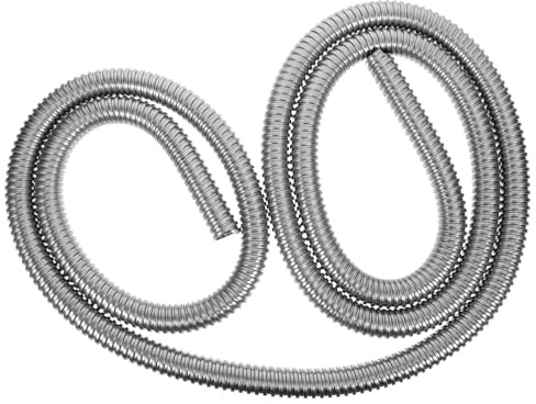 BESPORTBLE Stainless Steel Metal Hose Cable Protector Sleeve Wear-resistant Spiral Wire Conduit for Home and Pet Safety Inner Flexible Steel Wire Sleeve
