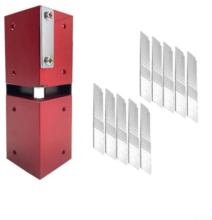 Yuanpgky Pialla per smussatura del legno in lega di alluminio con lama in acciaio ad alta velocità per il taglio dei bordi e la finitura degli angoli in progetti di lavorazione del legno