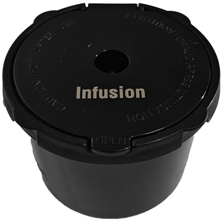 SENYA Porte-thé Infusion compatible Machine à Thé Tea Time Pro SYBF-CM035N – Pièce détachée – Infusion homogène et propre, Noir