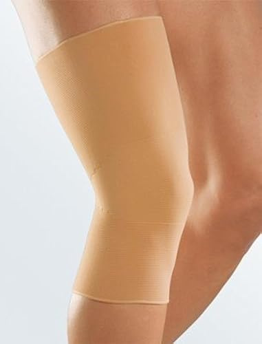 medi Zweizug Kniebandage - Bandage unisex - Größe VII - Kniebandage zur Weichteilkompression - Beidseitig tragbar - caramel
