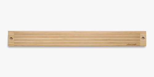 Arcos Support Magnétique Couteaux Bambou 45 cm - Stockage Sécurisé et Élégant pour Cuisines Modernes | Stockage sécurisé et élégant pour cuisines modernes. Série Barres Aimantées.