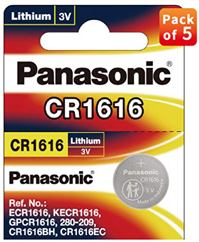 CR1616 3V Lithium Battery 2PACK X (5PC) = 10 Single Use Batteries