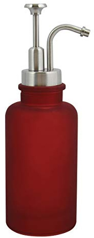 Spirella Distributeur de Savon Verre Yoko Bordeaux