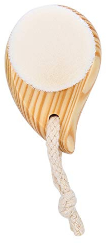 Brosse Douce Pour Le Visage, Brosse Visage Manuelle Brosse, Manche En Bois Nettoyant Exfoliant Manuel Portable Brosse Nettoyante Pour Le Visage Brosse De Massage