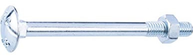 Boulon Japy tête ronde collet carré acier zingué - 6x70/18-50pces - Fixpro