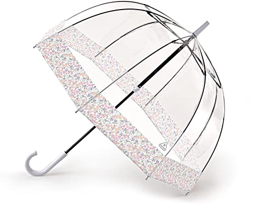 Fulton Birdcage 2 Wedding Floral Border Print Umbrella