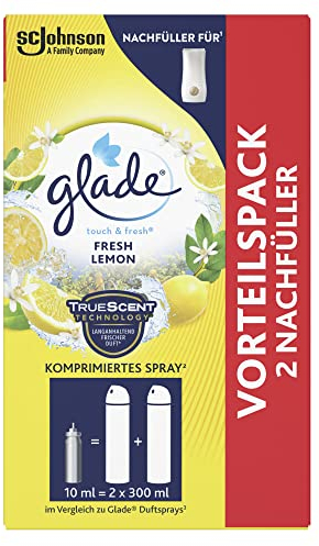 Glade Touch & Fresh (Brise One Touch) Nachfüller Doppelpack, Fresh Lemon 2 x 10 ml