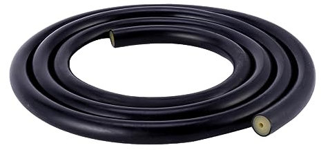 GOOHOCHY Speerfisch Bandschlinge Aus Natürlichem Latex 3x16mm Elastic Schlauch 2m Schwarz Tauchen Zubehör