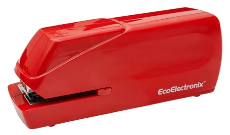 EcoElectronix Elektrisk häftpistol kontor – automatisk, 30 ark, batteri/AC