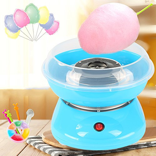 MENGDA Elektrische Marshmallow-Maschine 450 W ~ 500 W, ausgestattet mit 1 Kaffeelöffel + 10 Marshmallow-Sticks (Blau)
