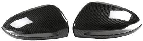 Auto Spiegelkappen LHD Auto Rückspiegel Abdeckung Flügel Kappe Außen Rückansicht Trim Für E GLC S Fo C Klasse W205 W213 X253 W222 W238 Außenspiegel(Carbon)