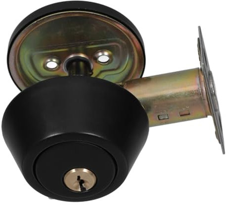 Gadpiparty Stainless Steel Locking Auxiliary Lock for Door Smart Invisible Deadbolt Lock Heavy Duty Single Cylinder for Interior Doors