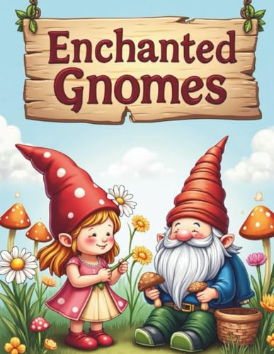 Whimsy Woods A Gnome Coloring Journey: A Relaxing Adult Coloring Book with Forest Creatures, Cozy Gnome Homes, and Peaceful Garden Scenes