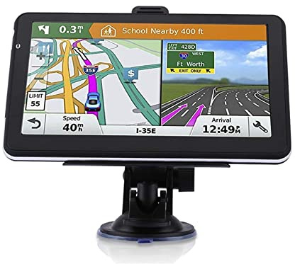 Navegador GPS para Coche, Pantalla táctil del navegador GPS de 7 Pulgadas con un Mapa más Nuevo Completo de Europa para Coche, camión, Autocaravana
