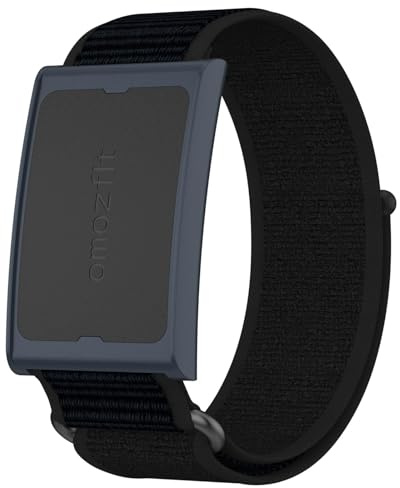 XINGMALY Nylon Band Compatible with Amazfit Helio Fitness Tracker Strap, Adjustable Breathable Arm/Ankle Strap with Quick Release & Secure Hook-and-Loop Closure