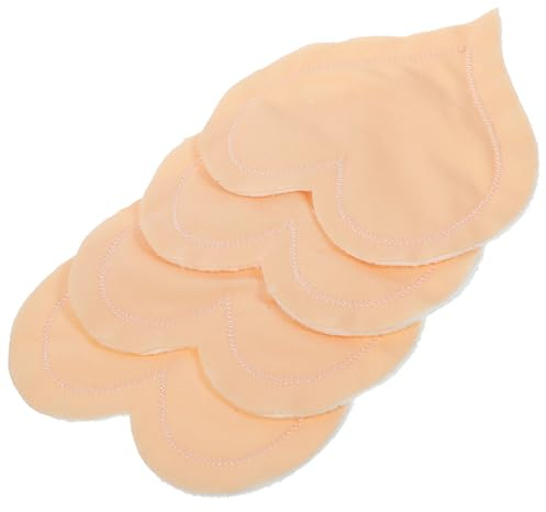 Mikikit Cushions Nursing Cloth Breastfeeding Made of Leak-Proof Soft Washable Reusable Pads 2 Pairs and Velvet Keep Breasts Dry Comfortable for Mothers for Daily Use