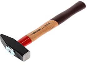 Marteau de serrurier ROTBAND-PLUS avec manche en hickory, 800 g