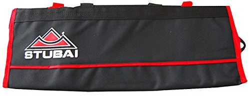 STUBAI Spenglersatz 12-teilig in Rolltasche – Set mit Blechscheren links/rechts, Durchlaufschere, Falzzange 45°, Falzaufbiegezange, Stiften, Anreißschablone und Zubehör