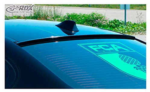 RDX Racedesign Dachspoilerlippe kompatibel mit BMW 5er F10 Limousine 2010-2016 (ABS), Schwarz | kompatibel mit BMW 5er F10 Limousine 2010-2016 (ABS)