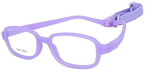 AQWANO Children Optical Glasses Frame TR90 Flexible Bendable One-piece Safe Eyeglasses Girls Boys Square