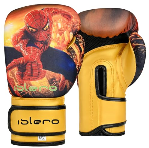 ISLERO boxningshandskar för barn, MMA GEL boxningssäck, Thai, kampsport, träning, 113 g 170 g 237 ml (4 oz)