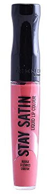 Rimmel London Stay Satin Rossetto Liquido, Formula Lunga Durata con Finish Satinato, 130 Yuppie, 6 ml
