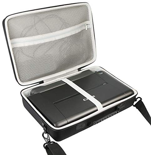 Khanka Tasche Case Schutzhülle für Canon Pixma iP110/ Epson Workforce WF-110W Inkjet Printer Mobiler Tintenstrahldrucker. (Nur Tasche) | Für Canon Pixma iP110/Epson Workforce WF-110W Drucker;Hartschalenetui zur Aufbewahrung,Nur Etui
