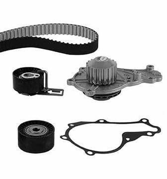 metelligroup 30-0938-2 Kit distribuzione con pompa acqua, composto da galoppino, Cinghia di distribuzione e tenditore, Pezzo di Ricambio per Auto, Ricambio automobile