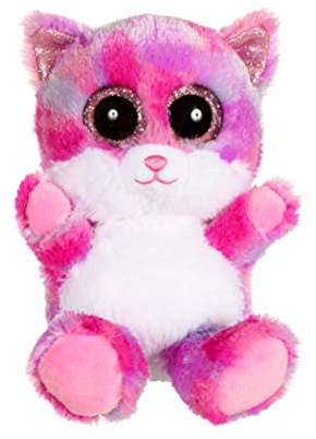 Gipsy 071208 Brilloo Friends 23 cm, Pink Liloo, Katze Rosa/Violett