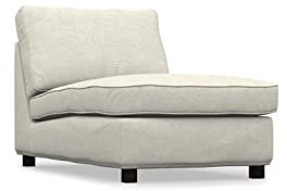 COMFORTLY Schonbezug für Schlafsofa, handgefertigt, kompatibel mit Kivik, 3-Sitzer-Schlafsofa, nur Bezüge (strapazierfähig, cremefarben)