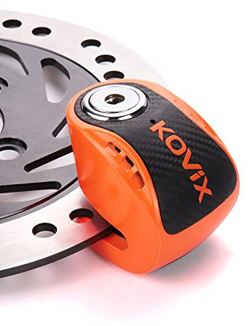 KOVIX KNS6 Candado antirrobo de disco de freno con alarma integrada para scooter y patinete eléctrico - Protección confiable para tu vehículo