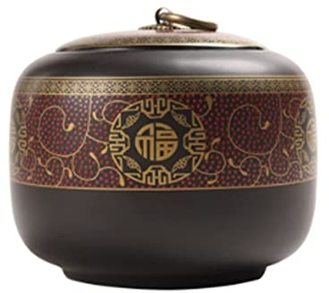Boîte à thé Boîte à thé en porcelaine de style rétro chinois Boîte à thé en céramique de style chinois vintage Boîte à thé en vrac Sucre Conteneur à bonbons Pot à gingembre Boîtes à grains de café for