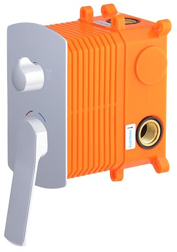 Mitigeur de douche mécanique à encastrer NAZKA chromé by EUROSANIT