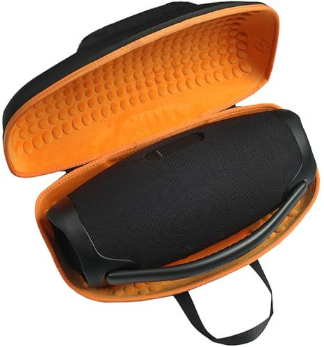 AZTOPA Funda protectora de transporte rígida de EVA compatible con JBL BOOMBOX 3/Boombox 3 Wi-Fi/BOOMBOX 2, altavoz Bluetooth portátil impermeable, color naranja