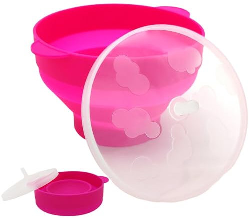 Ciotola per popcorn per microonde – Popcorn in silicone | Ciotola per popcorn nel microonde | Ciotola per macchina per popcorn microonde ad aria calda Bpa | Macchina per popcorn pieghevole per la casa