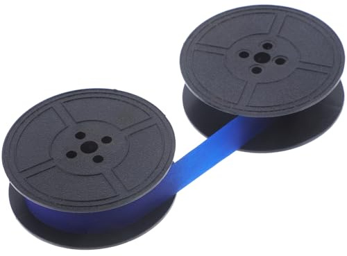 HYTROVE Ersatz Schreibmaschinenband aus Langlebigem Nylon Blau Tintenabsorbierendes Farbband mit Einfacher Installation für Klassische Mechanische Schreibmaschinen